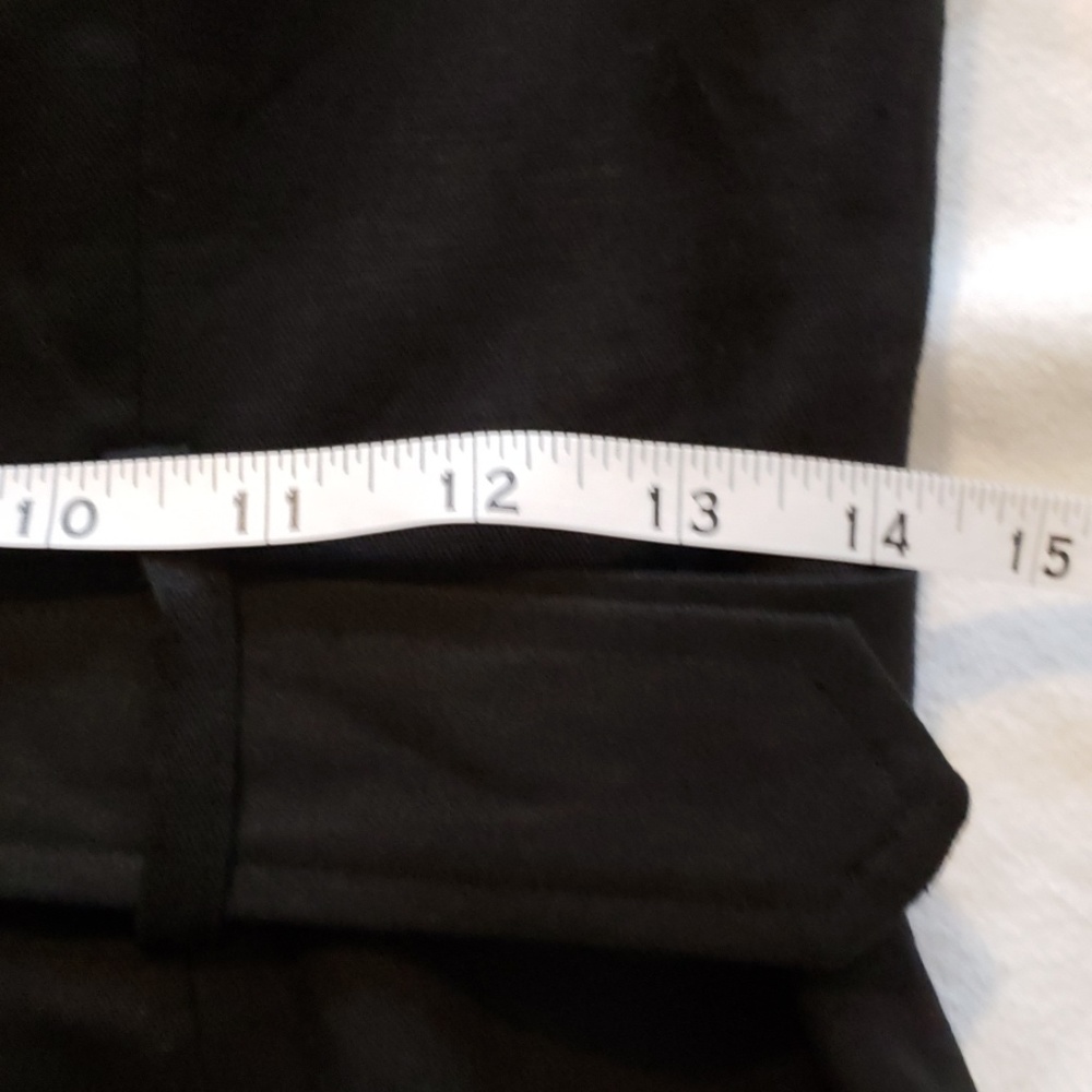 Black linen sleeveless Dress - Picture 6 of 7